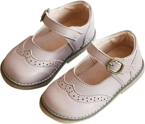 Little Boys Girls Soft Suede Leather Slip On Flat Boat Anti Slip Dress Shoes Wedding Church xford Loafers