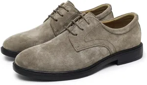 Men's Casual Dress Shoes, Male Suede Business Classic Dress Shoes for Men, Men's Luxury Penny Loafer Shoes Noble Casual Suede Loafers Plus Size