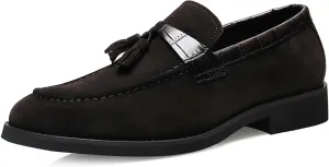 Mens Dress Shoes Loafers Business Classic Suede Tassel Party Wedding Moccasins for Male