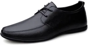 Mens Modern Classic Lace-up Oxfords Comfort Men’s Business Casual Dress Shoes
