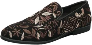 Mens Print Oxford Shoes Casual Slip-on Loafer Daily Non-Slip Soft Sole Shoes Men’s Walking Shoes