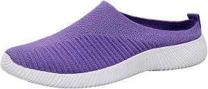 Mules for Women 2025 Backless Walking Sneakers Tennis Shoes Womens Comfortable Brown Casual Shoes Women's Fashion Sneakers Platform Tennis Shoe Loafers Shoe