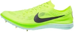 Nike Men's ZoomX Dragonfly Track & Field Distance Spikes, Blue, White, Barely Volt, Hyper Orange, Dynamic Turquoise, Size 15