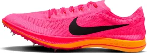 Nike Men's ZoomX Dragonfly Track & Field Distance Spikes, Blue, White, Barely Volt, Hyper Orange, Dynamic Turquoise, Size 15