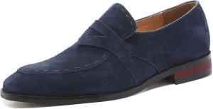 Santimon Mens Dress Shoes Loafers Slip on Driving Shoes Suede Fashion Slipper Casual Comfortable Shoes