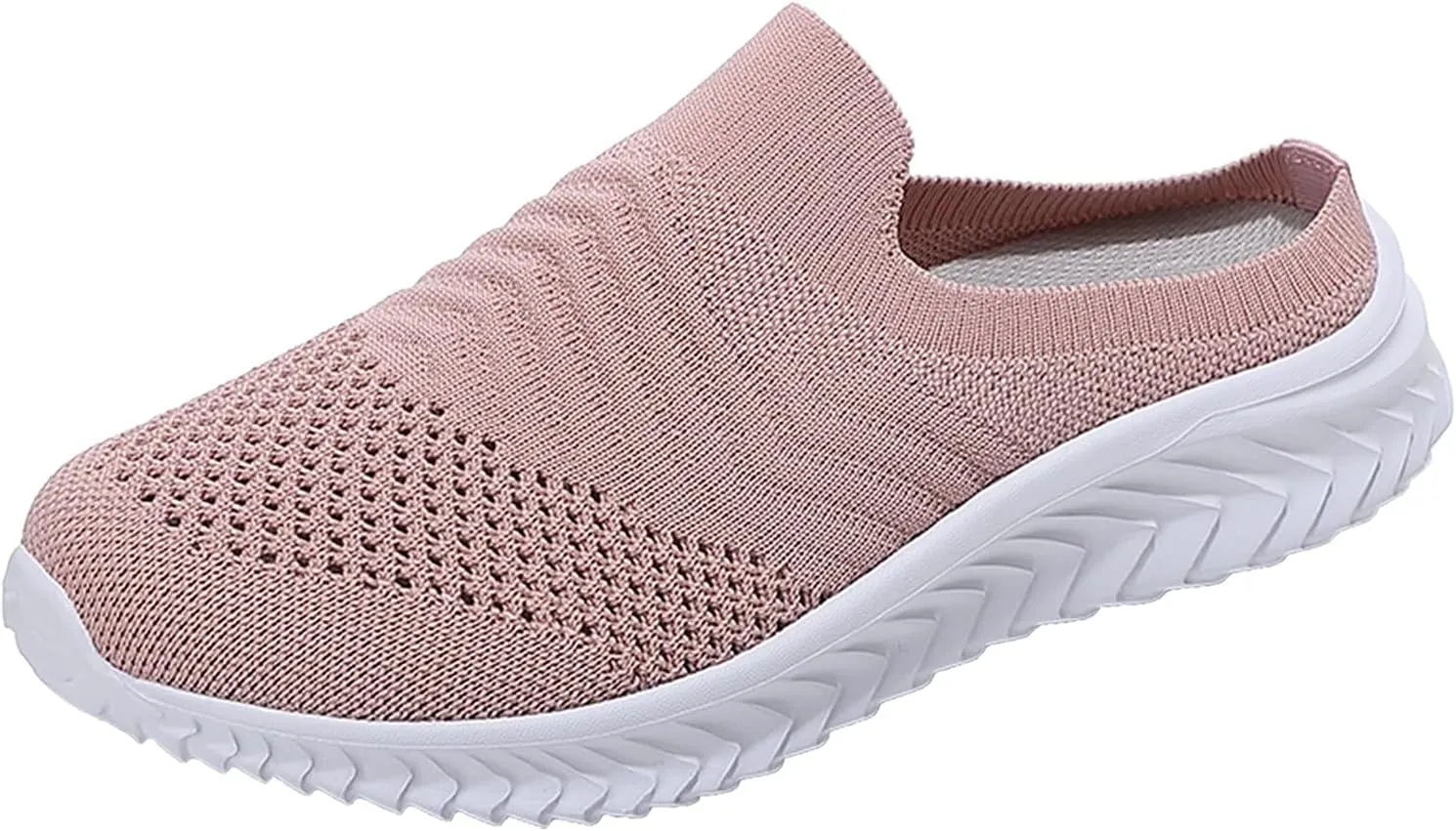 Women's Backless Walking Sneakers Summer Slip-on Womens Tennis Shoes Jogging Casual Shoes for Fall Fashion Sneakers White Tennis Shoe Trainers Shoe
