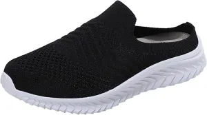 Women's Slip-on Mule Sneakers Lightweight Running Shoes for Men Jogging Business Casual Shoes Men Shoes Sneakers Black Tennis Shoe Loafers Shoe