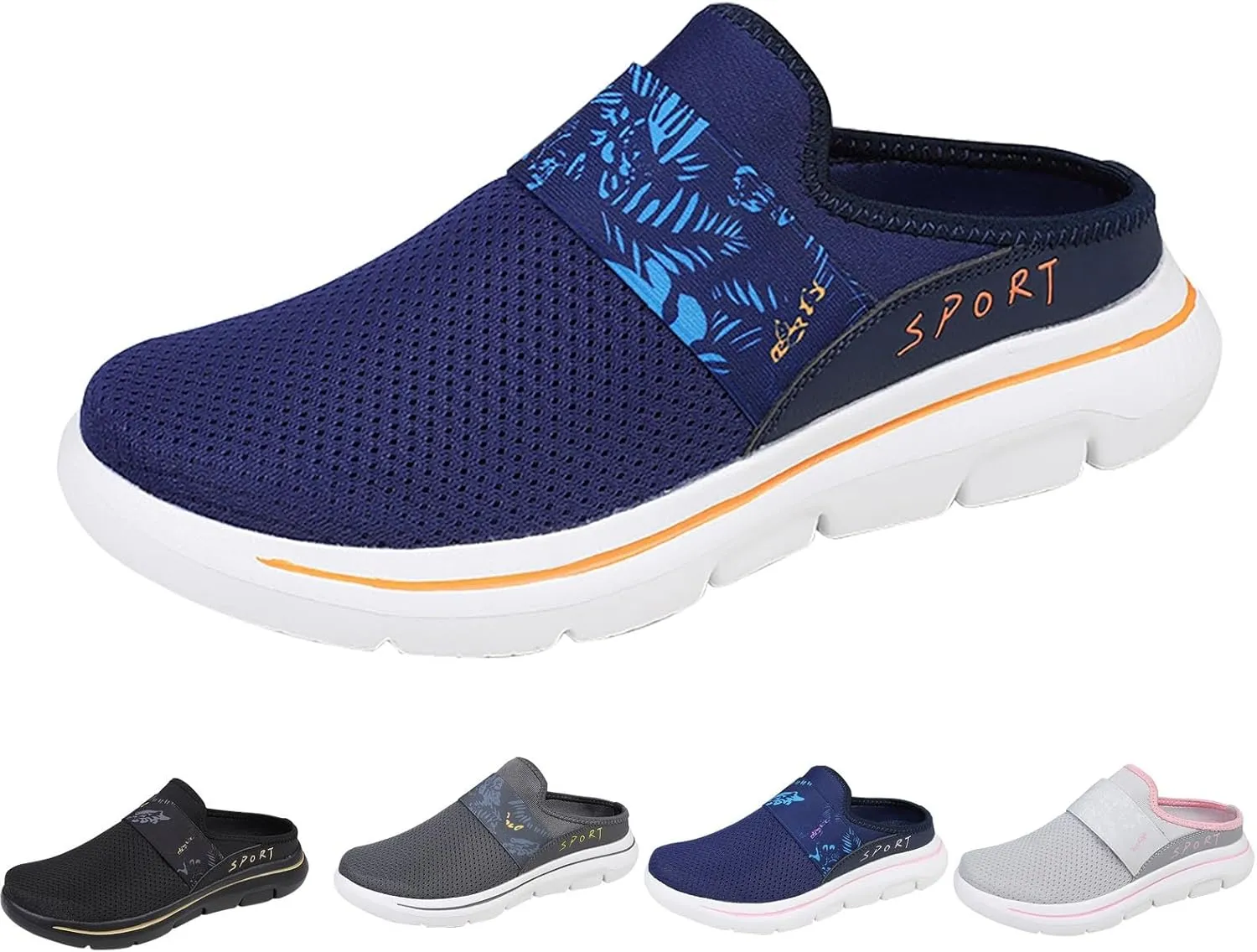 Womens Summer Breathable Mesh Slippers Mens Running Shoes Jogging Women's Shoes Casual Dress Sneakers Waterproof Tennis Shoe Loafers Dress Shoe