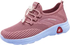 Womens White Tennis Shoes Platform Sneakers for Women Fashion Workout Shoes for Women Round Toe Slip On Casual Mens Loafers White Sneakers Men Wide