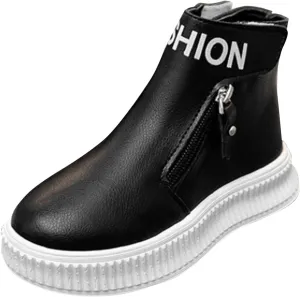 Youth Snow Boots Girls Casual Shoes Leather Soft Sole Ankle Boots Warm Winter Boots for Kids Boys Toddler
